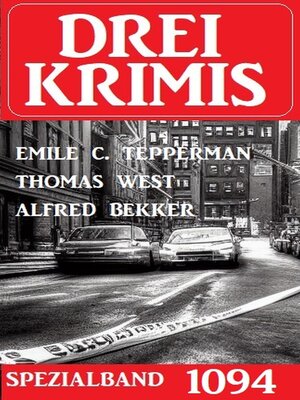 cover image of Drei Krimis Spezialband 1094